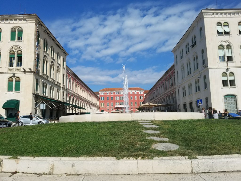 Fountain in old town