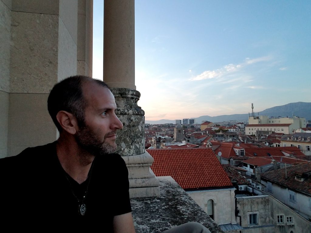 Looking out from the Cathedral belltower