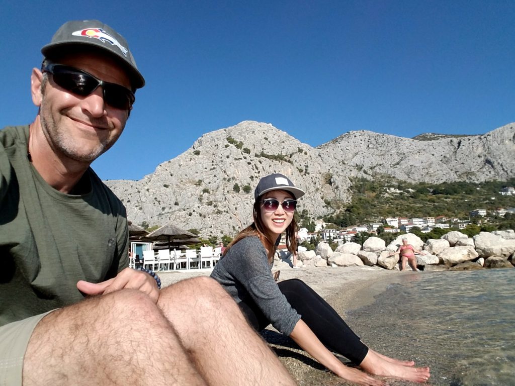 Feet in the Adriatic